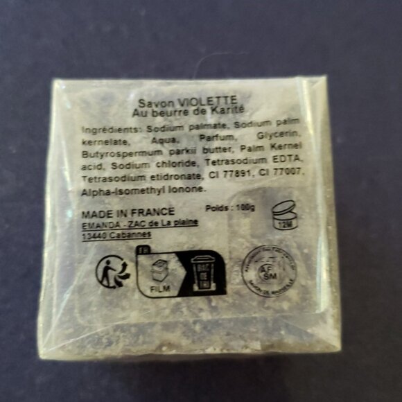 TWO ITEMS: Savon de Marseille Violet Soap & Old Williamsburgh Sea Salt Candle - Picture 9 of 9